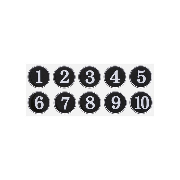 아트사인 번호판35 에폭시 검정 1130 지름35 10개입