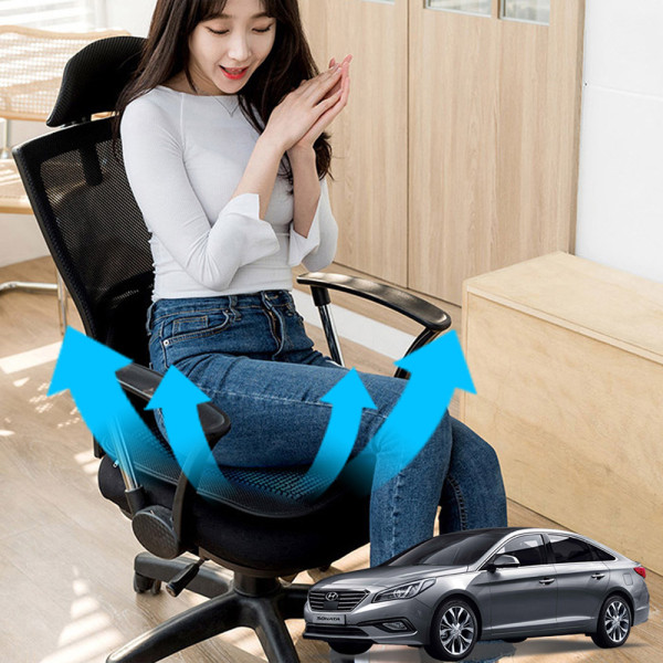 LF쏘나타 시원한쿨링팬 메쉬 쿨링방석 호환