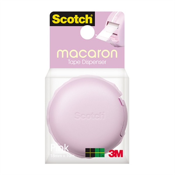 3M)스카치 매직 테이프 마카롱 핑크 (18mmX10M)