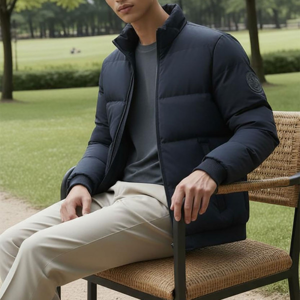 모이플 남성 항공점퍼 남자패딩 점퍼 HJ 블랙 4XL