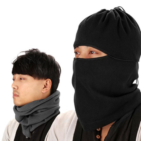낚시 캠핑 레저 겨울 방한 기모 넥워머 바라클라바