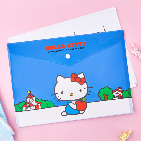 산리오 헬로키티 똑딱이 봉투 화일-10EA