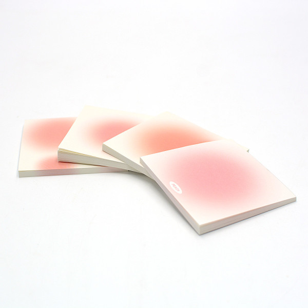핑크 떡메모지 다꾸 메모장 미니노트 50매 80x80mm