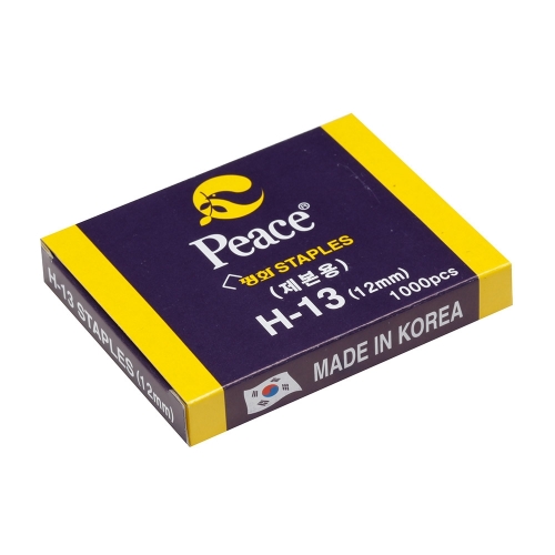 평화 스테플러침 H 13 12mm 1000pcs