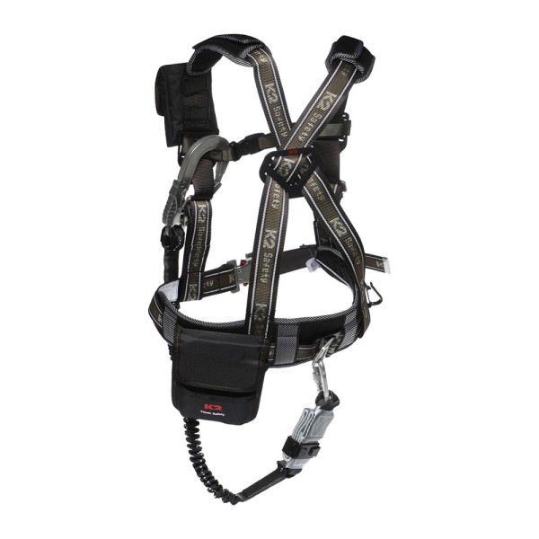 K2 세이프티 KB-9101 상체식 싱글 안전벨트 브라운 L
