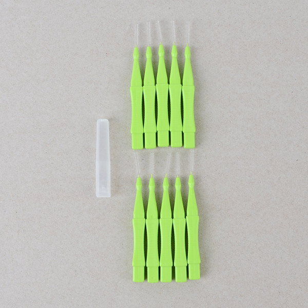 10P 일자형 치간칫솔 SSSS (0.4mm)