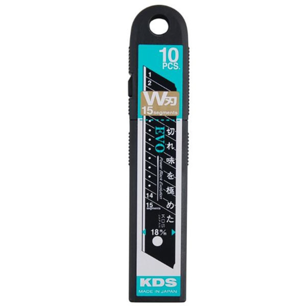 캇타칼날 LB 10BWZ 흑색 18mm KDS