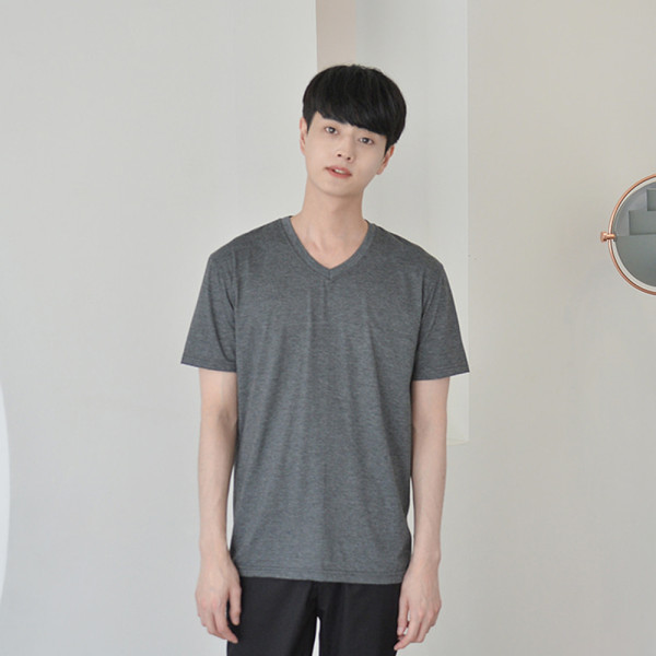 교복몰 언제든 V넥 반팔티 (4colors) 티셔츠