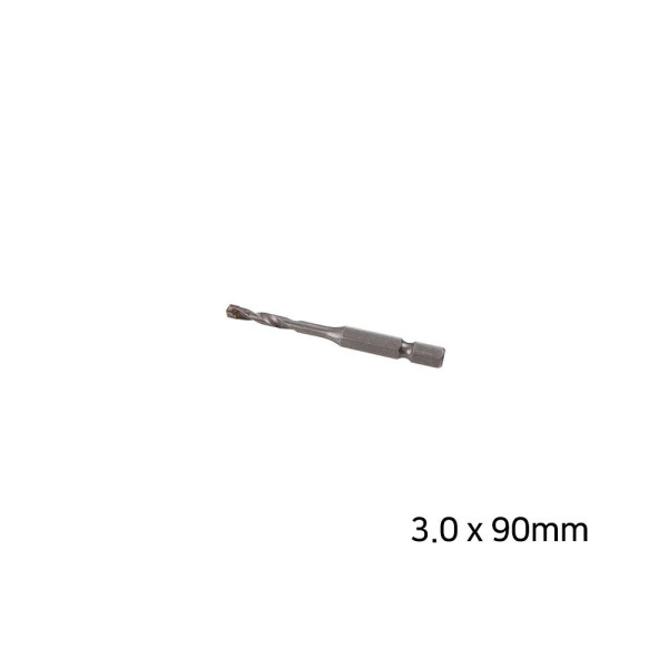 콘크리트용 육각 드릴비트 3.0 x 90mm