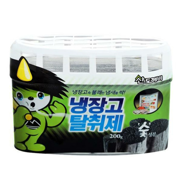 산도깨비433 숯성분 냉장고 탈취제 200g 소형