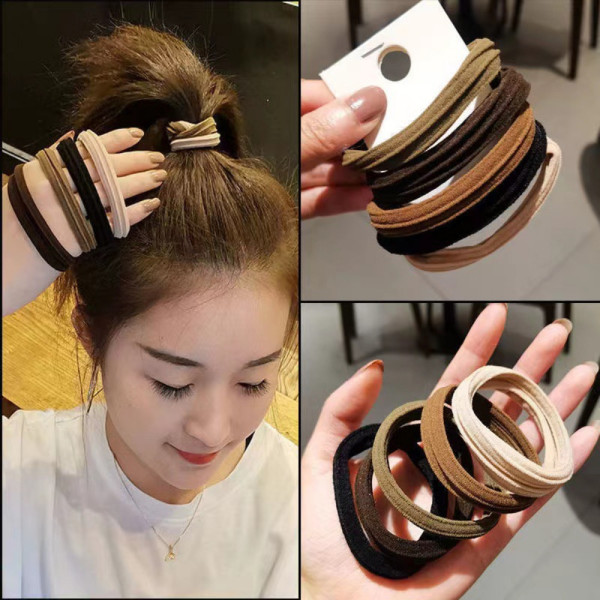 꼬임 파스텔 헤어 머리 끈 (5P 1set)