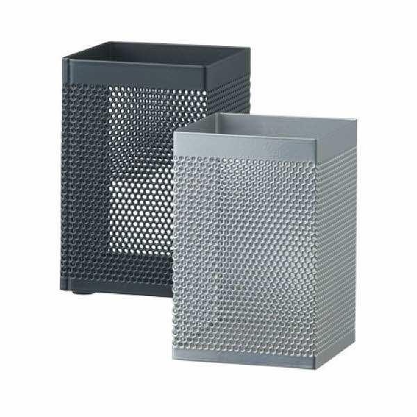 마니아 철재사각펜꽂이(73x73x110mm 은색)