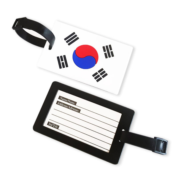 캐리어 태극기 네임택 가방 이름표 네임텍 S12733