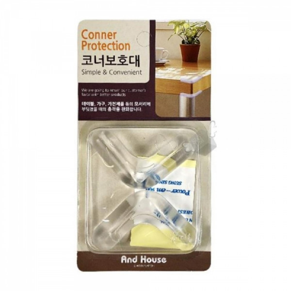 투명 모서리 코너보호대 2P 안전용품 모서리쿠션