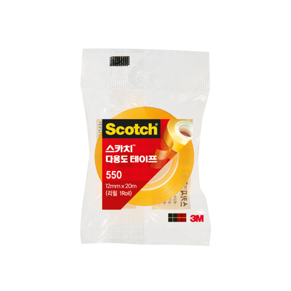 3M 스카치 다용도 테이프 리필 550 (12mm x 20m)