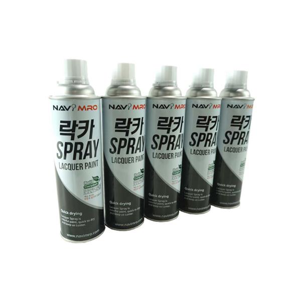 락카 스프레이 백색 420ml 1EA NAVI