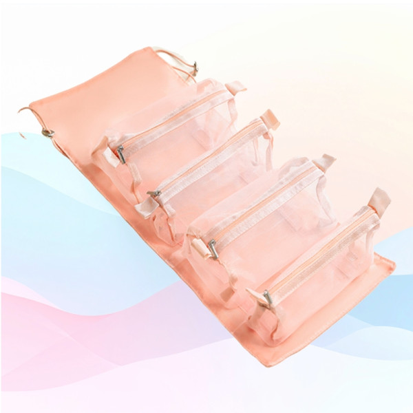 여행용 파우치 메이크업 세안백 롤링 이너백 4단