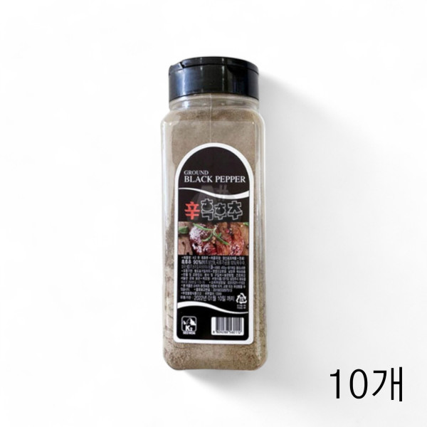 서원식품 후추 450g X 10개 조리향신료 스테이크향신료 후추분말 가루후추 순후추분말