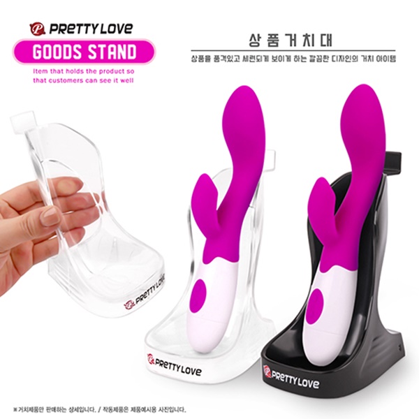성인용품 여성 딜도 상품 거치대 블랙 투명 색상랜덤 진열도구 매장 전시용품