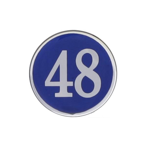 번호판48 에폭시 파랑 4841 지름48 1개입