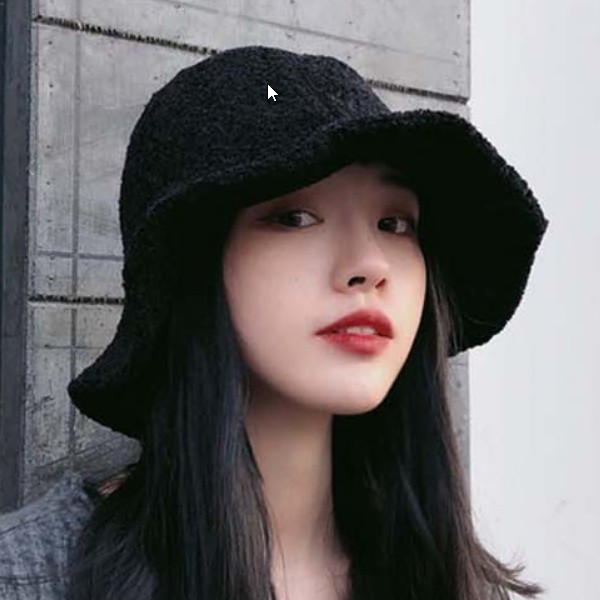 부드럽고 포근한 니트 소재 보온성 뛰어난 겨울 울니트 벙거지 버킷햇 심플하고 세련된 모자