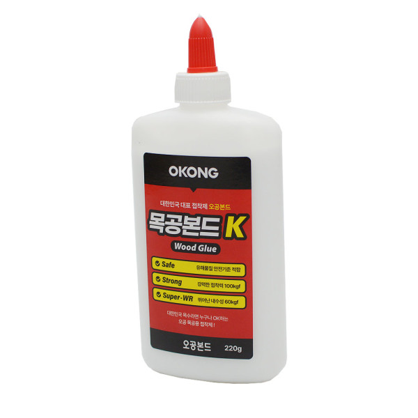 오공 목공본드K 수성 우드글루 접착제 220g