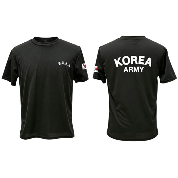 반팔 쿨링 코리아아미 티셔츠 ROKA 로카티 S13474