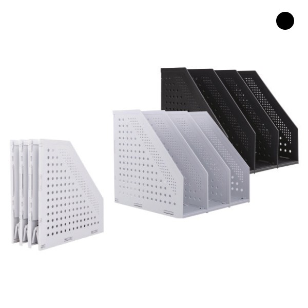 델리 3단 폴딩 북스탠드 78995BK 블랙 250x255x243mm