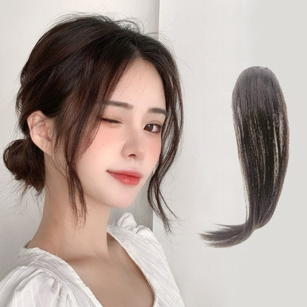 네추럴 긴 앞머리 헤어피스 부분 가발 S13333