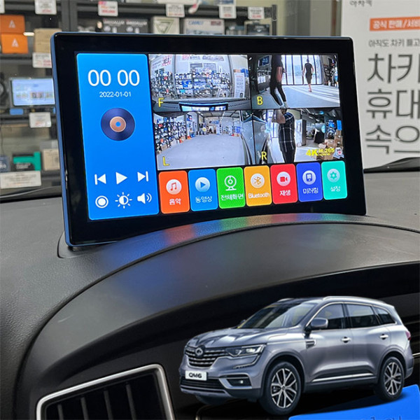 QM6 제임스P 10.1인치 4채널블랙박스