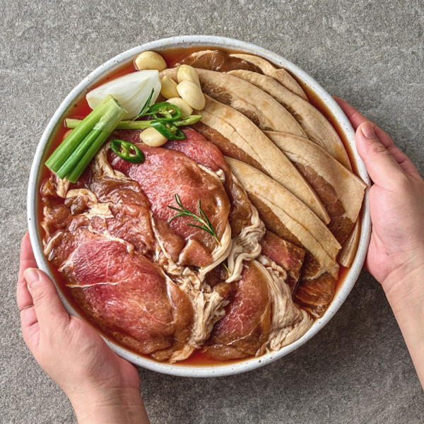 셰프의 특급 비법 소스 구이삼 제주 흑돼지 왕구이 1kg