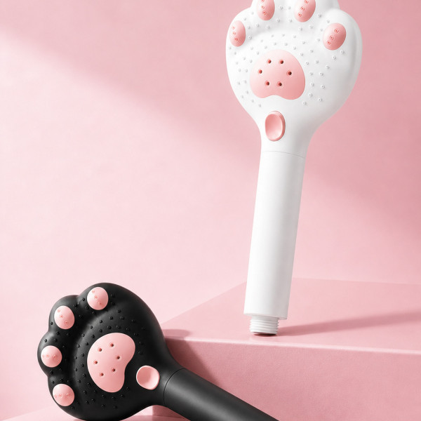 고양이 발바닥 샤워헤드 필터 샤워기 화장실 욕실 인테리어 소품 용품 화장실 샤워기 헤드