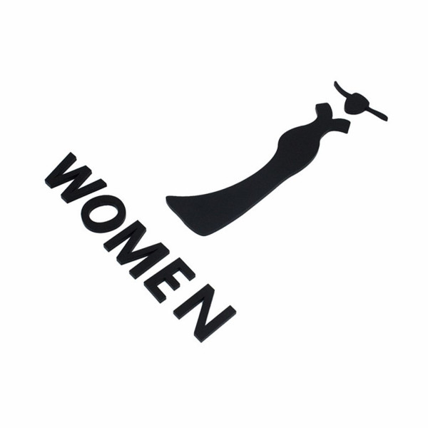 아크릴 디자인 화장실 표지판 문구 안내판 여성용