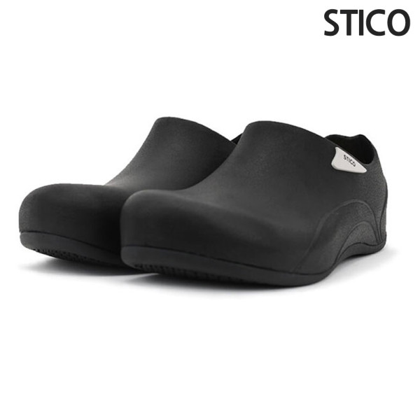 스티코 미끄럼 방지 조리화 토캡 NEC 05S 블랙 택1