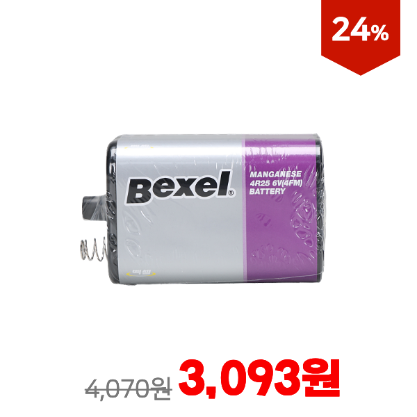건전지 망간 4R25 4FM 6V 후레쉬용
