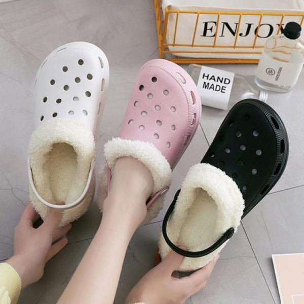 MISO 여성 3컬러 5cm 키높이 펀치 내피분리 털슬리퍼 겨울슬리퍼 실내화