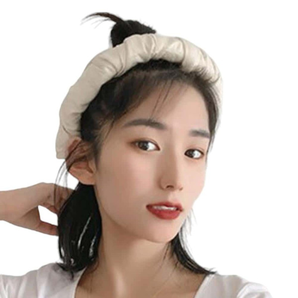 여성용 헤어밴드 겸용 썬캡 1+1 베이지 베이지