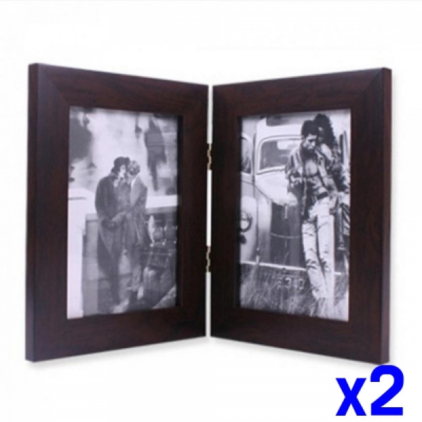 접이식 액자 5x7cm x2개 벽걸이액자 인테리어액자