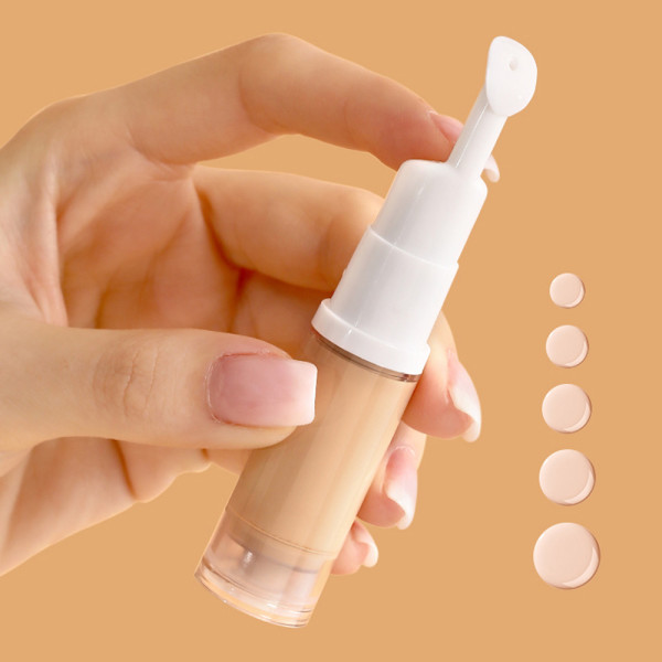 장만A693 오리입모양 화장품 진공 소분 펌프용기 5ml 2개 에센스 크림용기
