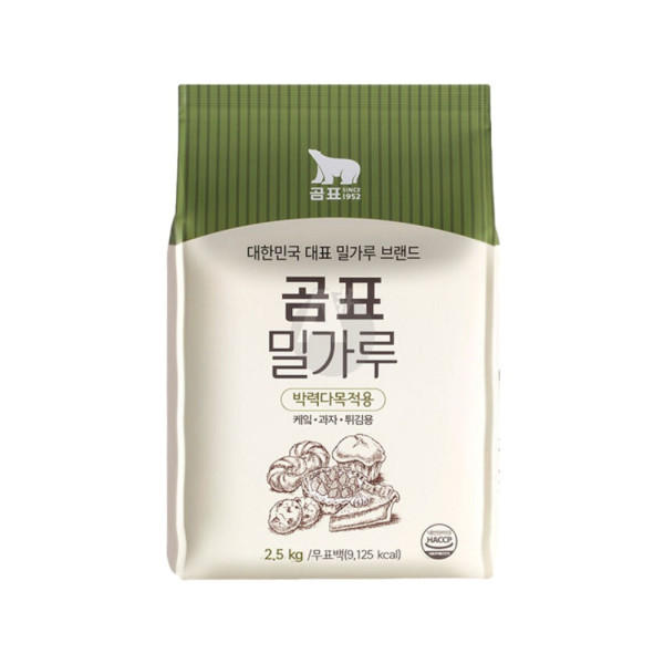 곰표 박력다목적용 곰표 밀가루 2.5kg X 6개