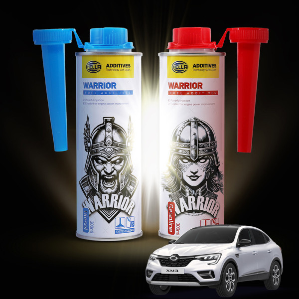 XM3 가솔린,디젤 프리미엄 연비향상 헬라 워리어 연료첨가제 300ML
