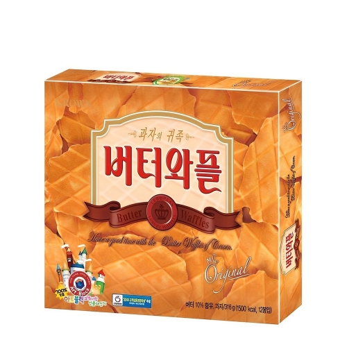 크라운 버터와플 대 316g