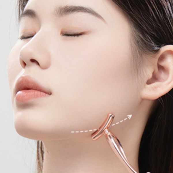 페이스 강력 괄사 얼굴 라인 머리 지압 마사지기 라인 림프 순환 휴대용