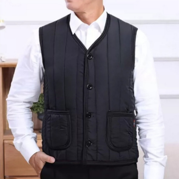 남성퍼조끼 남성겨울퍼조끼(블랙) 4XL