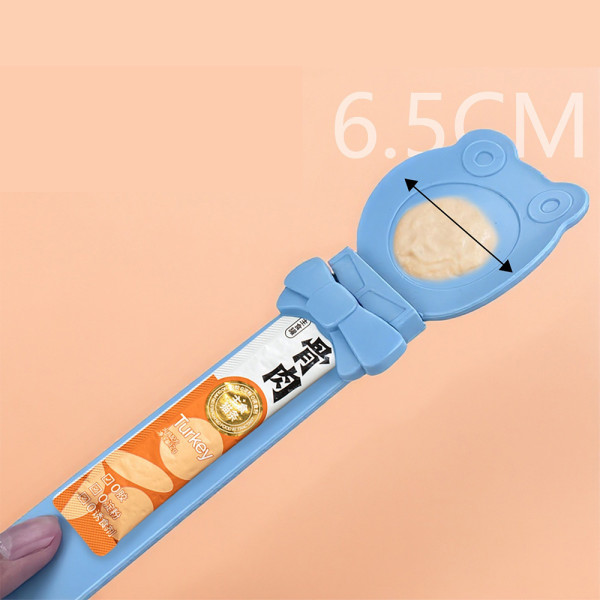 싹싹 짜서 깔끔한 반려동물 간식 스푼 디스펜서