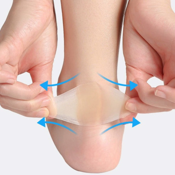 발뒤꿈치 까짐 방지 테이프 패드 뒷꿈치 뒤꿈치 실리콘 보호 테이프 밴드 물집방지 패드