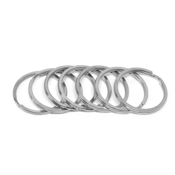 납작 이중 오링 연결고리 열쇠고리 부자재 30mm