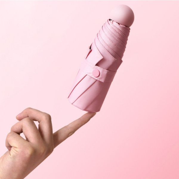 초경량 간편휴대 5단우산 캡슐우산 양산 자외선차단