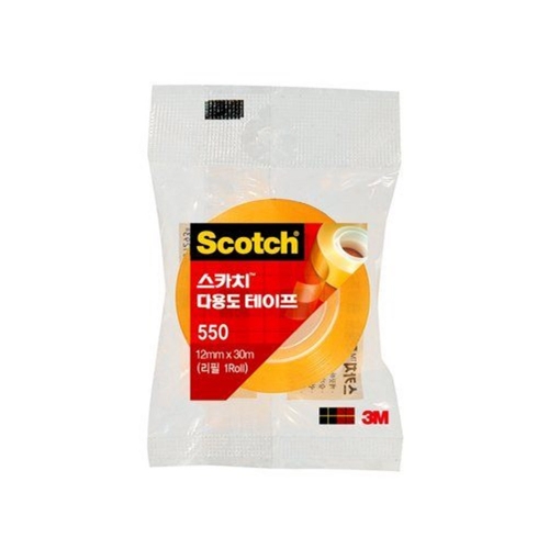 3M 스카치 다용도테이프 리필 550R12 30 리필