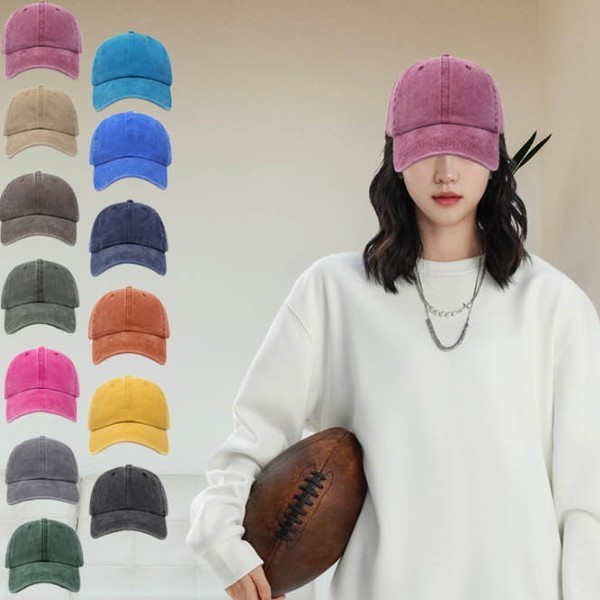 일반캡 남녀공용 커플 빈티지한 감성 야구모자 편안한 착용감 스타일리시한 아이템